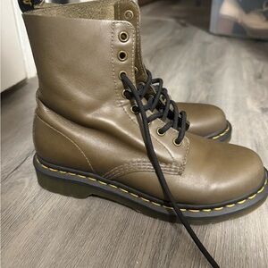 Dr. Martens Olive Combat Boots
